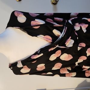 LulaRoe black spotted dress size large